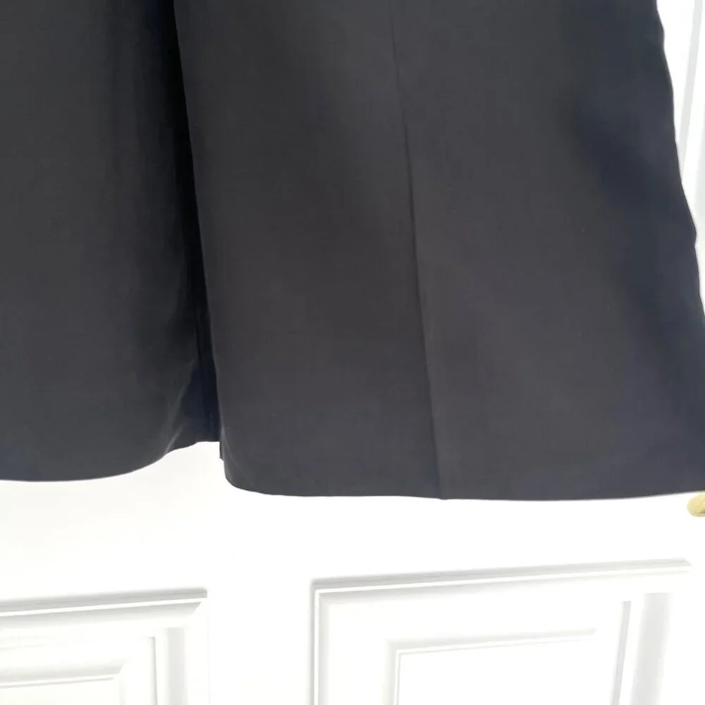 & Other Stories Wide Silk Trousers in Black Size 6